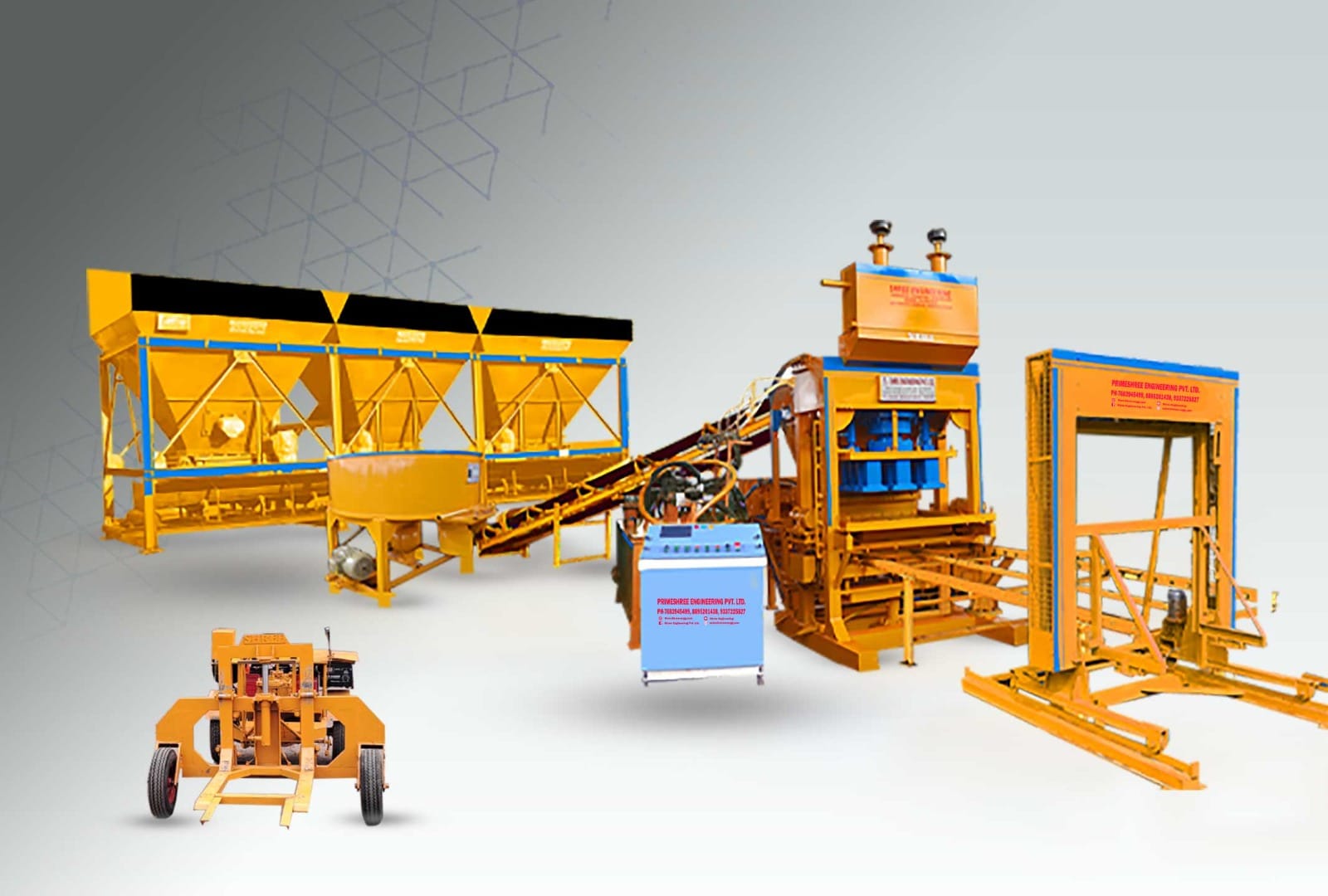 cement brick making machine